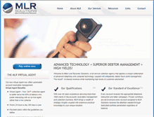 Tablet Screenshot of mlrsolutionsinc.com